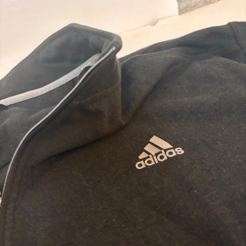 Adidas Men Primegreen Quarter Zip Black 4XL Sport Preppy Work Casual Lightweight